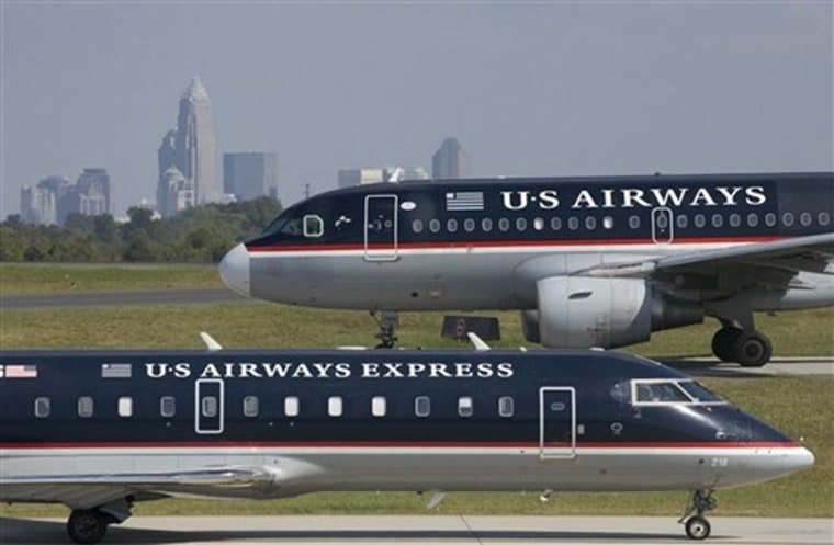 In the latest example of U.S. airlines piling on additional fees in their attempts to assure profitability at a time of very high oil and fuel prices, US Airways has begun charging passengers on domestic flights for soft drinks and bottled water. 